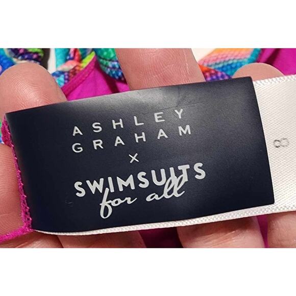 Ashley Graham x Swimsuits For All Tulum String Bikini Multicolored Size 8 - Picture 4 of 8